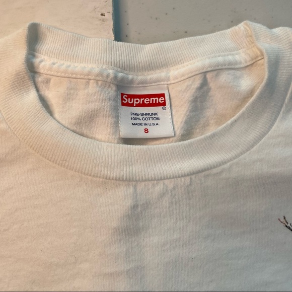 Supreme Keyboard White Color Small Size Cropped Top Tee Shirt - Picture 4 of 9